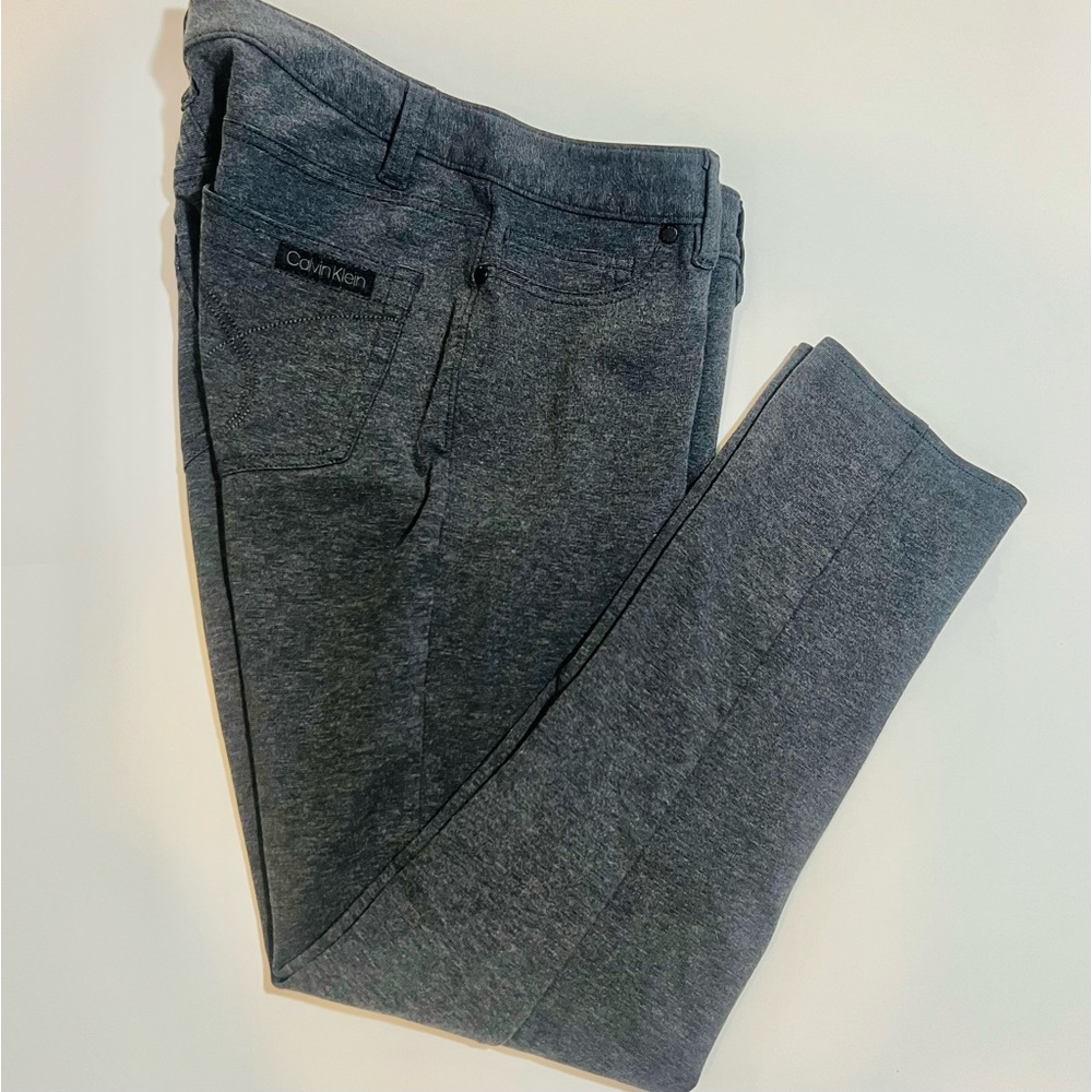 Calvin Klein women skinny jeans size 8 gray cotton blend low rise